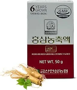 6 Years Old Korean Ginseng Of Samjiwon Pure Red Ginseng Extract Gold 50g