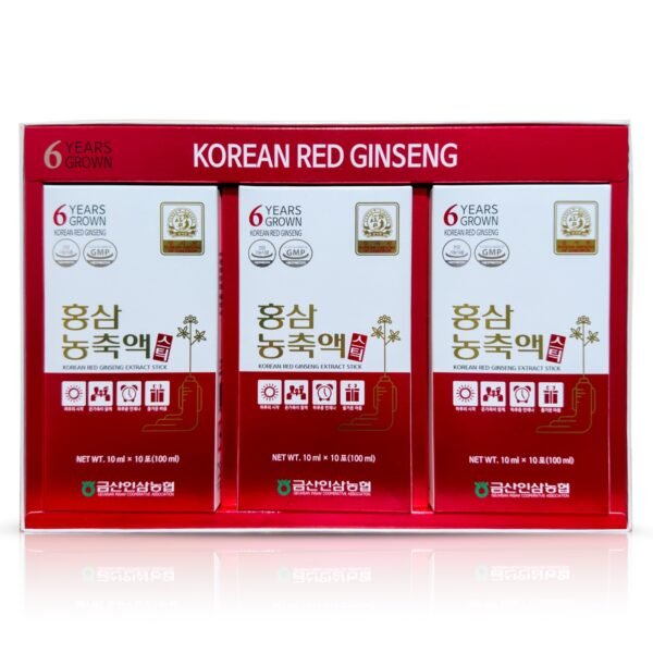 red ginseng extract stick box 30x10ml Pack of 3