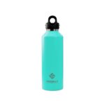 Revomax Double Walled Vacuum Insulated Water Bottle, Copper Plated, Insulated Thermos Flask, Twist-Free Cap, 18/8 Stainless Steel, BPA-free, Phthalate-free, No Flavour-Staining - Lake Green