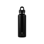 Revomax Double Walled Vacuum Insulated Water Bottle, Copper Plated, Insulated Thermos Flask, Twist-Free Cap, 18/8 Stainless Steel, BPA-free, Phthalate-free, No Flavour-Staining - Onyx Black